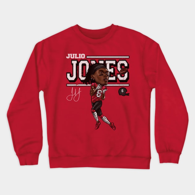 Julio Jones Tampa Bay Cartoon Crewneck Sweatshirt by Chunta_Design